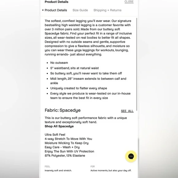 Beyond Yoga Spacedye High Waisted Legging Color Aubergine-Beet Medium - Picture 11 of 13